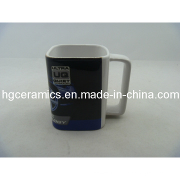 Taza cuadrada real de la sublimación, taza real cuadrad 10oz